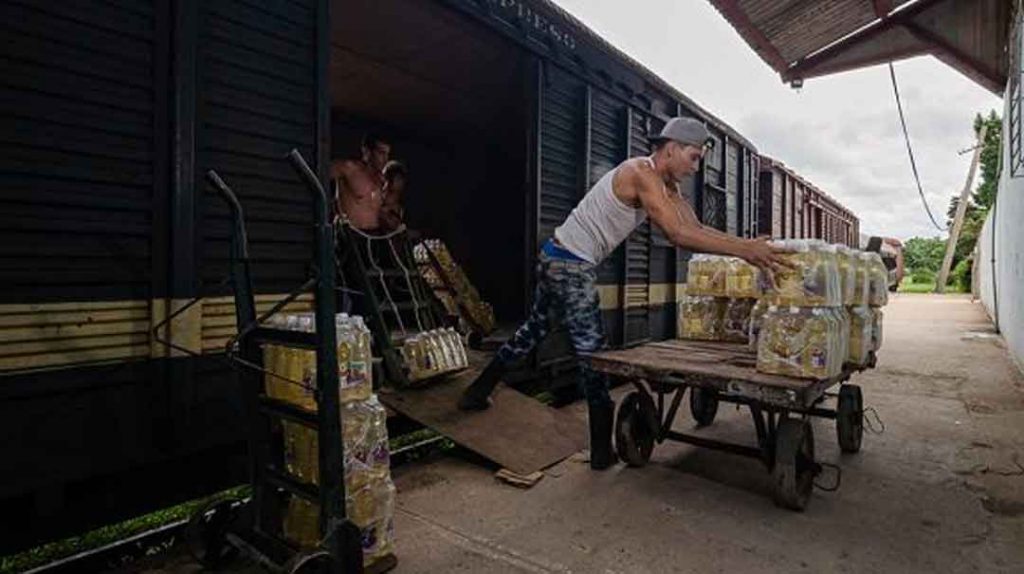Ferrocarril en Cuba: Sobre rieles a pesar de los obstáculos 1 El transporte de cargas aun debe aumentar en los próximos años. Foto: ACN.