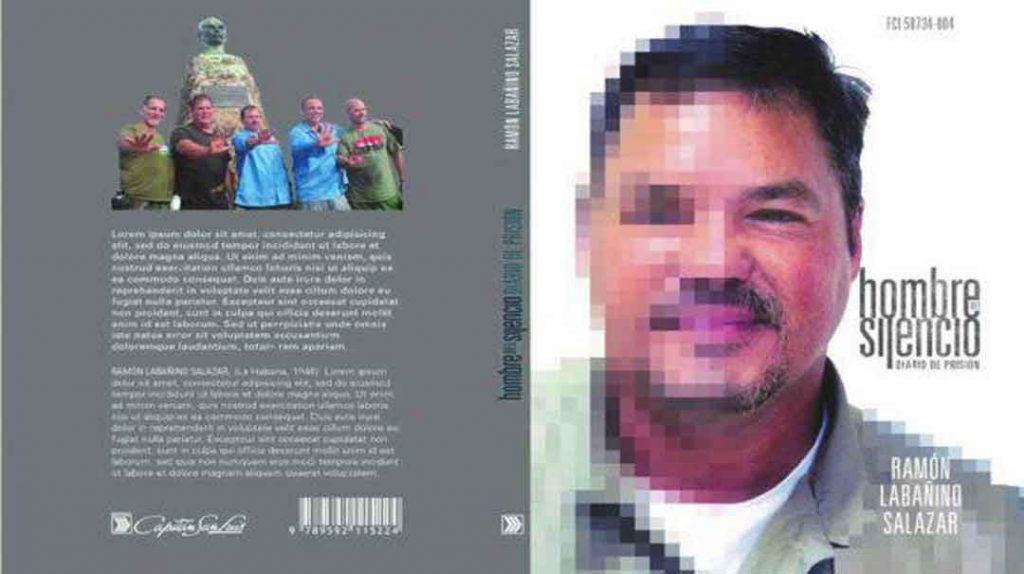 Portada y contraportada del libro Hombre del silencio. Foto: Cubadebate
