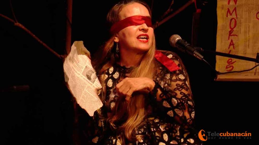 Las venas abiertas de la música y la poesía 2 roxana pineda en obra de teatro las venas abiertas
