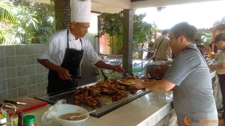 Cocina en la Parrillada La arboleda de Villa La Granjita