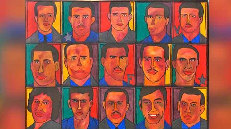 Obra: Todos somos hijos de la Patria, pintura de Raúl Martínez. Foto: Raúl Martínez