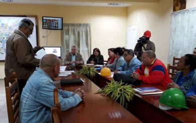 Díaz-Canel en visita gubernamental a Sancti Spíritus