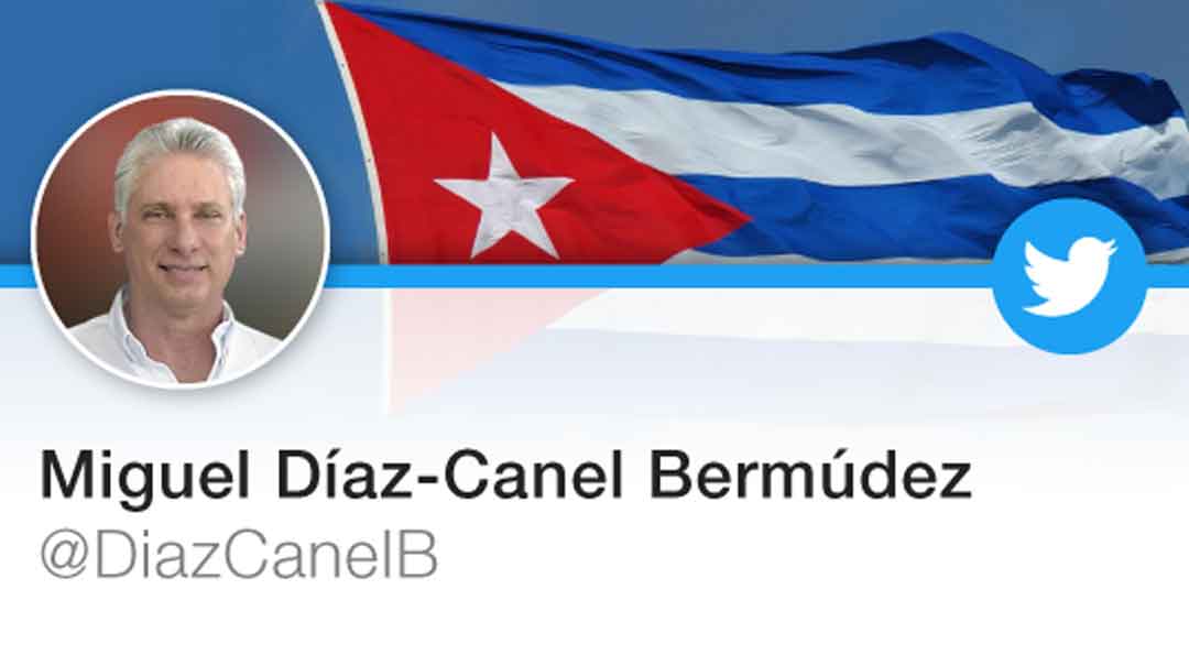 Cuenta de Twitter del Presidente cubano Miguel Díaz-Canel