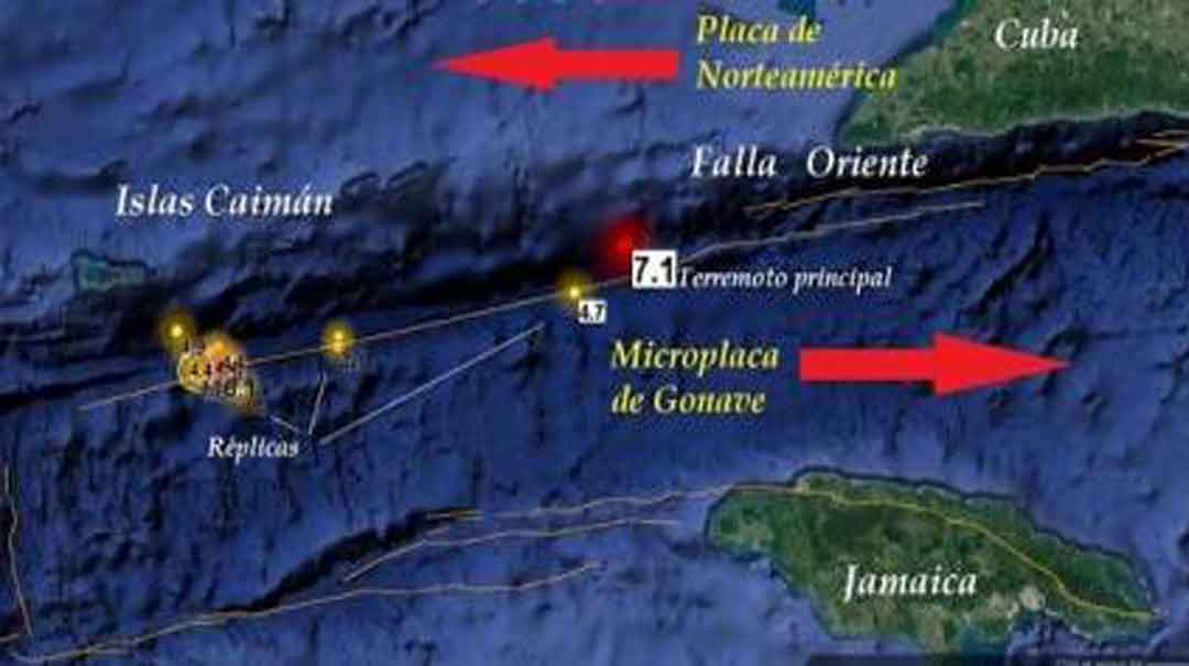 Terremoto de 7.1 percibido en Cuba generó 264 réplicas hasta las 5:00 a.m. de hoy Autor: Twitter