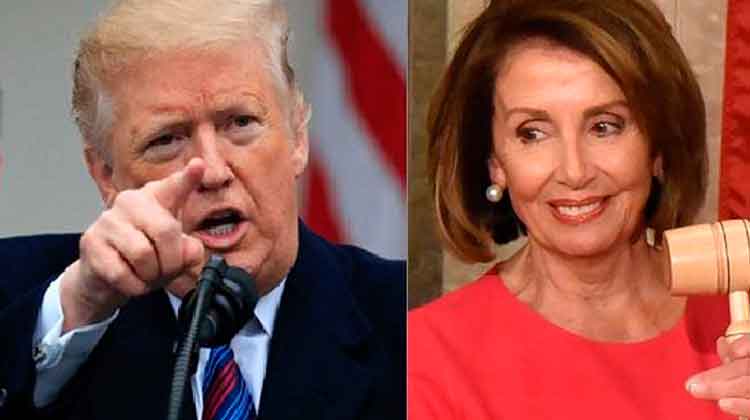 El propio Trump volvió a arremeter este jueves en Twitter contra Pelosi por el retraso en la entrega de los artículos aprobados el 18 de diciembre. Foto: Prensa Latina
