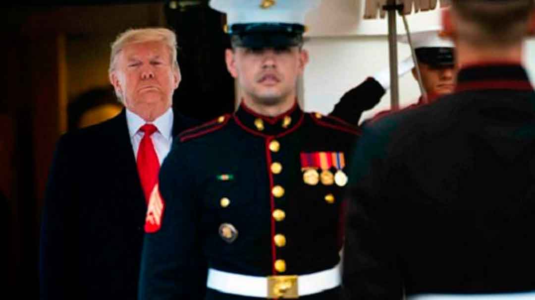 El presidente Trump en la Casa Blanca el miércoles antes de que el Senado lo absolviera de dos cargos de juicio político. Foto: Doug Mills / The New York Times.