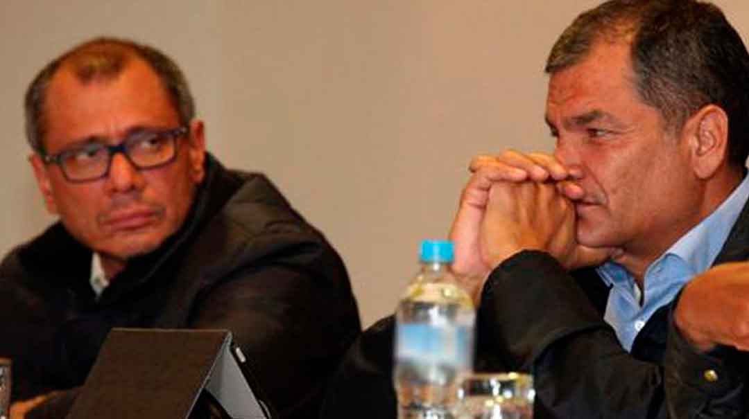 El juicio contra el expresidente Rafael Correa, el exvicepresidente Jorge Glas y otras 19 personas comenzó en la Corte Nacional de Justicia, por el caso Sobornos. Foto: El Comercio/Archivo.