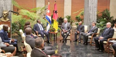 Díaz-Canel sostiene conversaciones oficiales con su par de Guinea Bissau