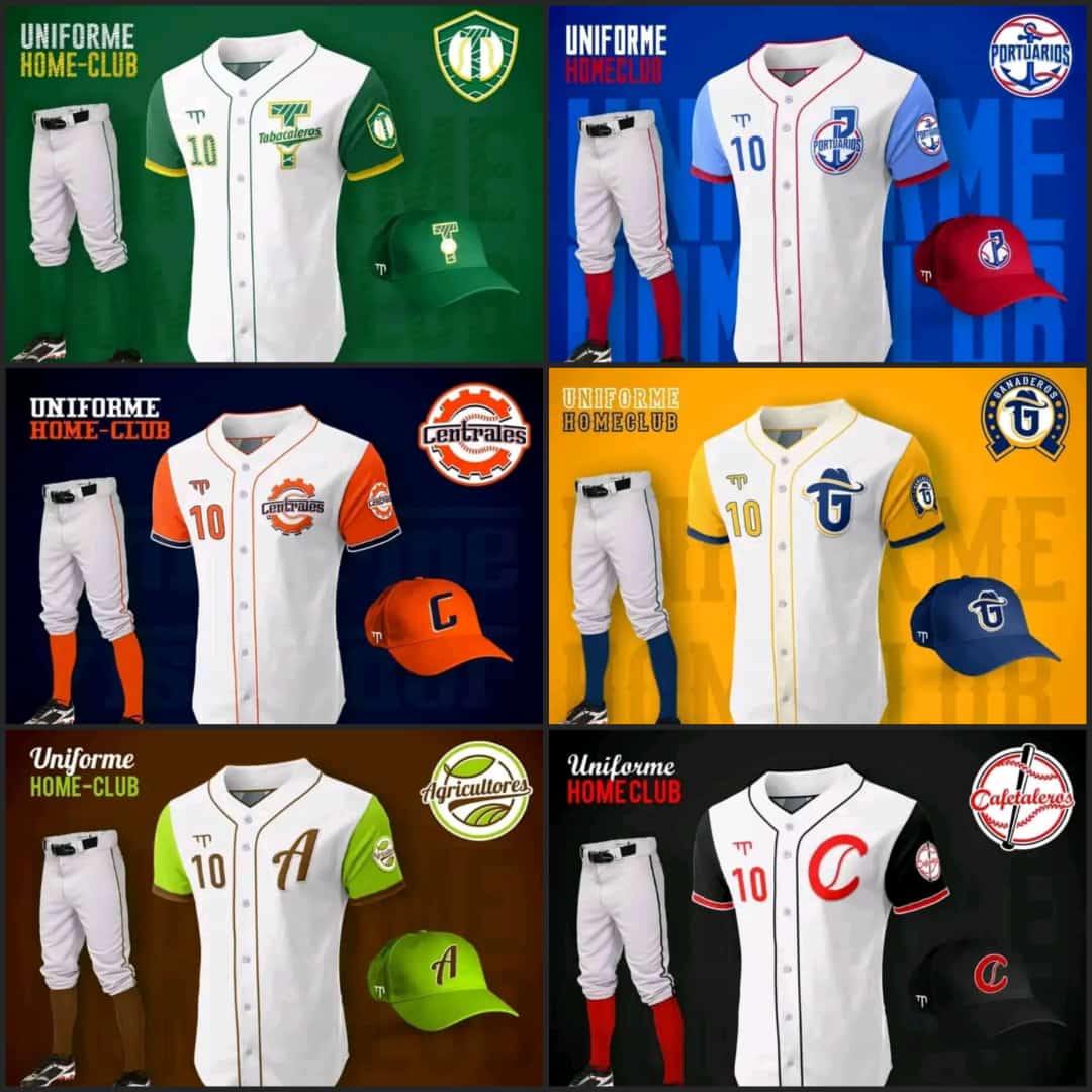 uniformes-2-liga-elite Revelan identidades visuales para Liga Élite del Beisbol Cubano