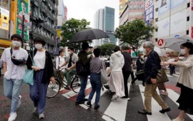 Japón confirmó más de un millón de contagios semanales de SARS-CoV-2