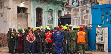 Agradece Díaz-Canel labor de rescatistas tras derrumbe