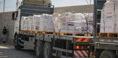 Entra segunda caravana de ayuda humanitaria a Gaza