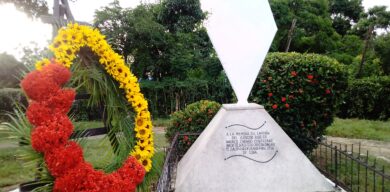 Efectúan en Mataguá acto de homenaje al mártir Andrés Chongo.