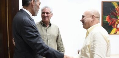 Recibió presidente cubano a líder del Partido Movimiento Izquierda Unida de República Dominicana
