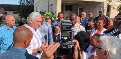 Presidente cubano visita Villa Clara
