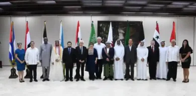 Sostiene encuentro Díaz-Canel con embajadores de países árabes e islámicos en ocasión del Ramadán