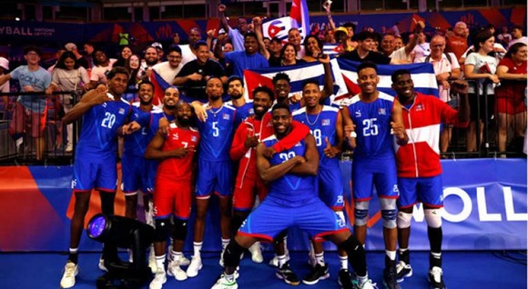 Equipo cubano pierde frente a Argentina en Liga de Naciones de Voleibol