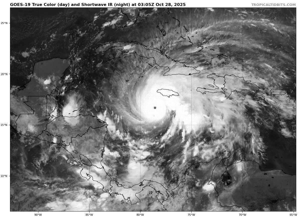 Melissa comienza a moverse lentamente al norte-nordeste 3 IMG 20251028 010817 339