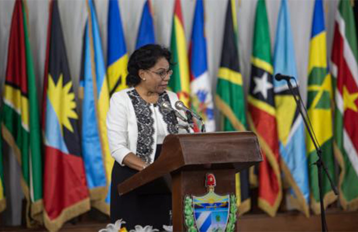 Reafirmaron amistad Cuba-Caricom en acto central en la ELAM 2 0912 ines