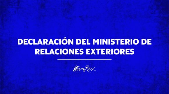 Cuba condena el terrorismo y reafirma su cooperación en materia de seguridad y lucha contra el lavado de dinero 2 Imagen Minrex declaracion Oficial e1713140564993