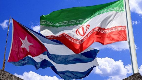 Cuba Iran banderas e1772390579932