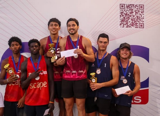 Gómez y Veranes conquistan plata en Norceca de Voleibol de Playa