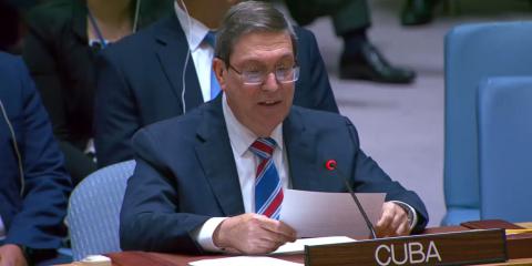 Denuncia Canciller Bruno Rodríguez ante la ONU una posible agresión militar de EEUU contra Cuba y alerta de una “catástrofe humanitaria” 3 Bruno CS