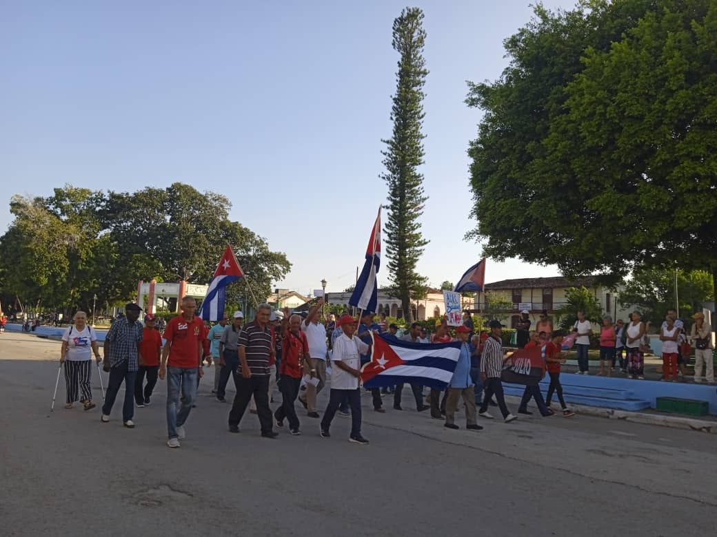 Celebran en Camajuaní el Primero de Mayo