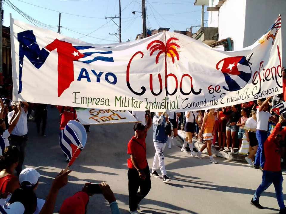 En Manicaragua se efectuó desfile proletario por el Primero de Mayo