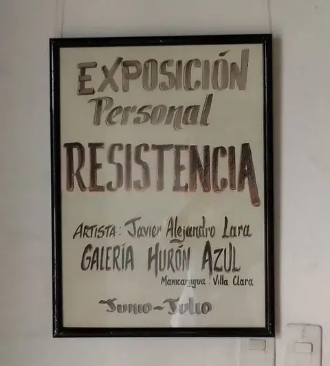 Muestra expositiva de joven artista manicaragüense