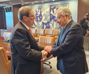 Canciller cubano dialoga con secretario general de ONU sobre bloqueo de Estados Unidos contra Cuba 2 HMybzadXgAAma W 300x250 1