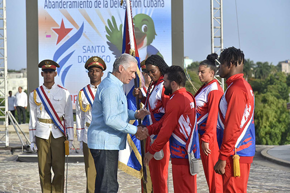 Abanderan delegación cubana a los Juegos Centroamericanos y del Caribe Santo Domingo 2026 5 abanderamiento.santo domingo