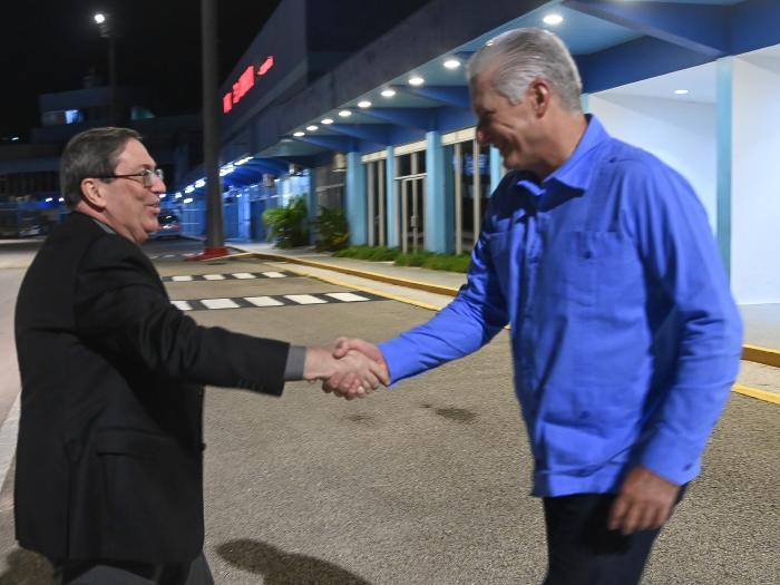 Recibe Presidente Díaz-Canel al canciller cubano luego de contundente victoria en la ONU 3 f0445286
