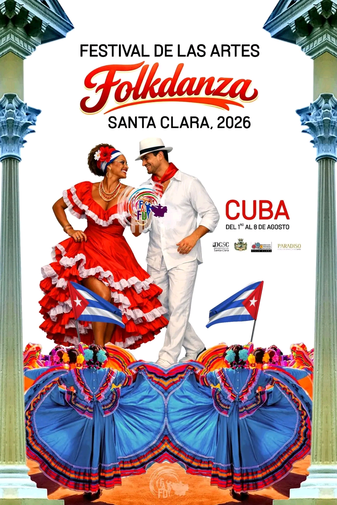 Danzas de Colombia en FolkDanza, festival de las artes