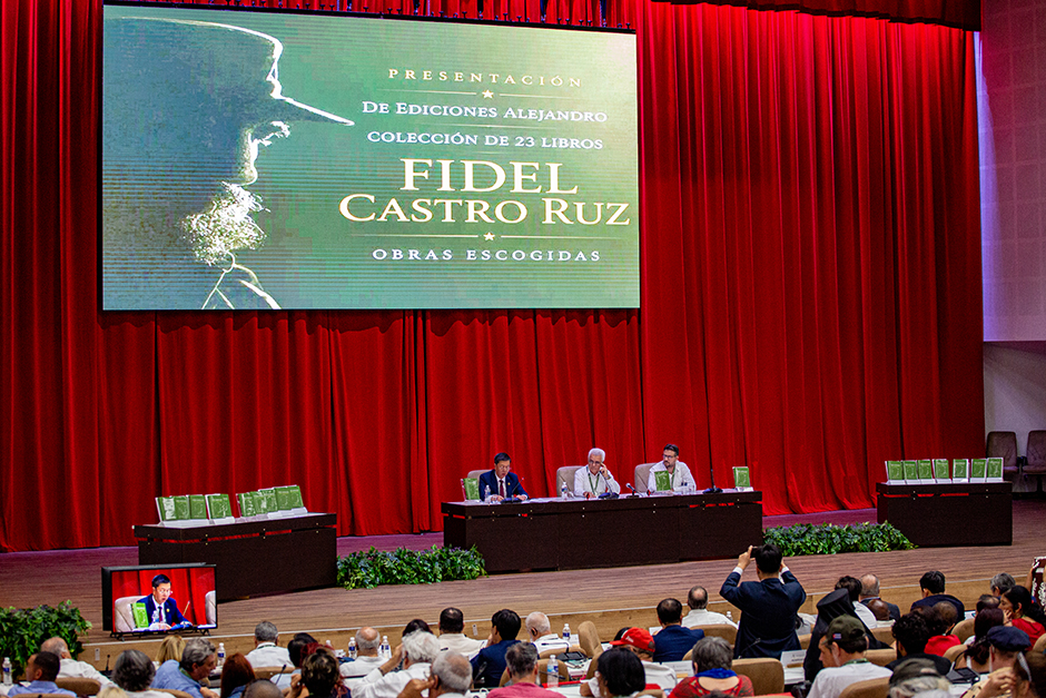 presentcion de las obras escogidas de Fidel castro