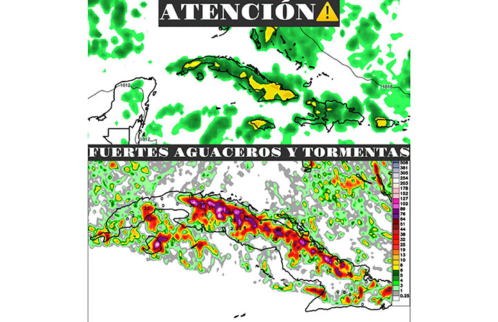 Alerta Meteorología sobre fuertes lluvias y tormentas eléctricas 2 0902 tormentas