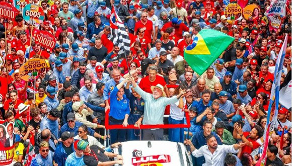 Brasil celebra primera vuelta de unas elecciones marcada por la polarización 2 Lula en campana electoral